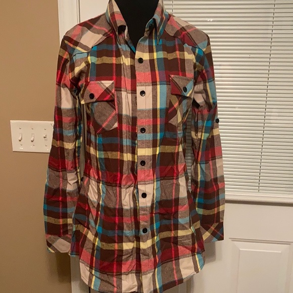 Women’s Plaid Button Down - Picture 1 of 2
